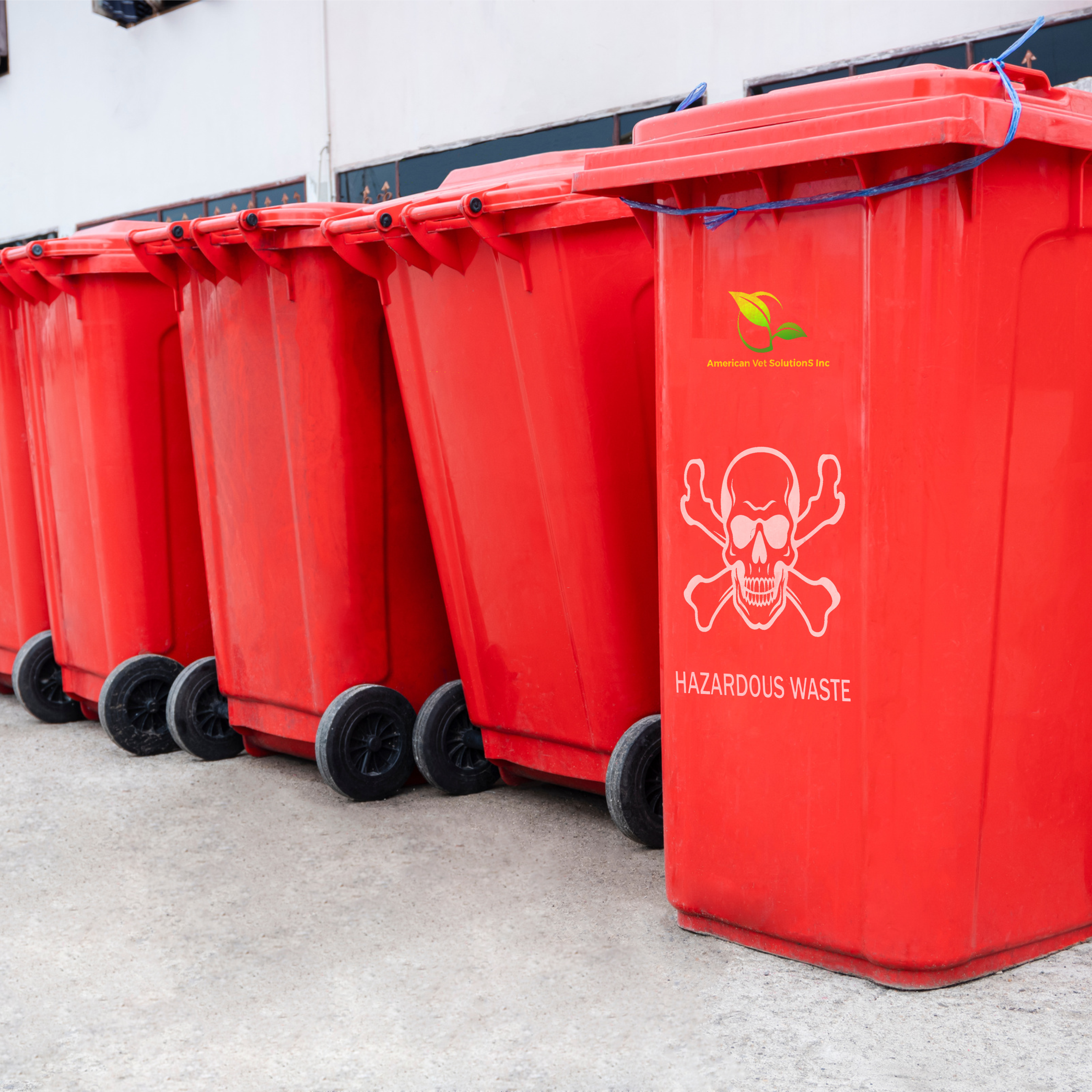 Pharmaceutical Hazardous Waste Management Container—American Vet Solutions Inc.
